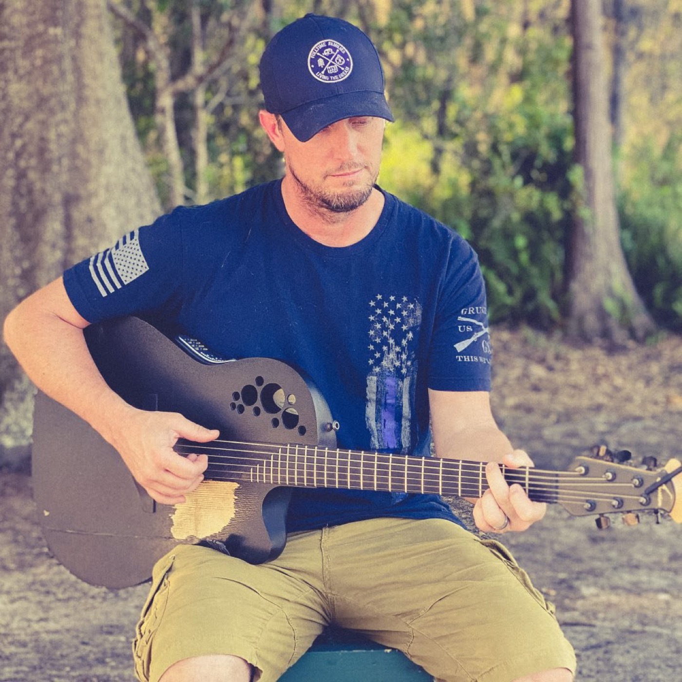 Chuck Duncan with guitar